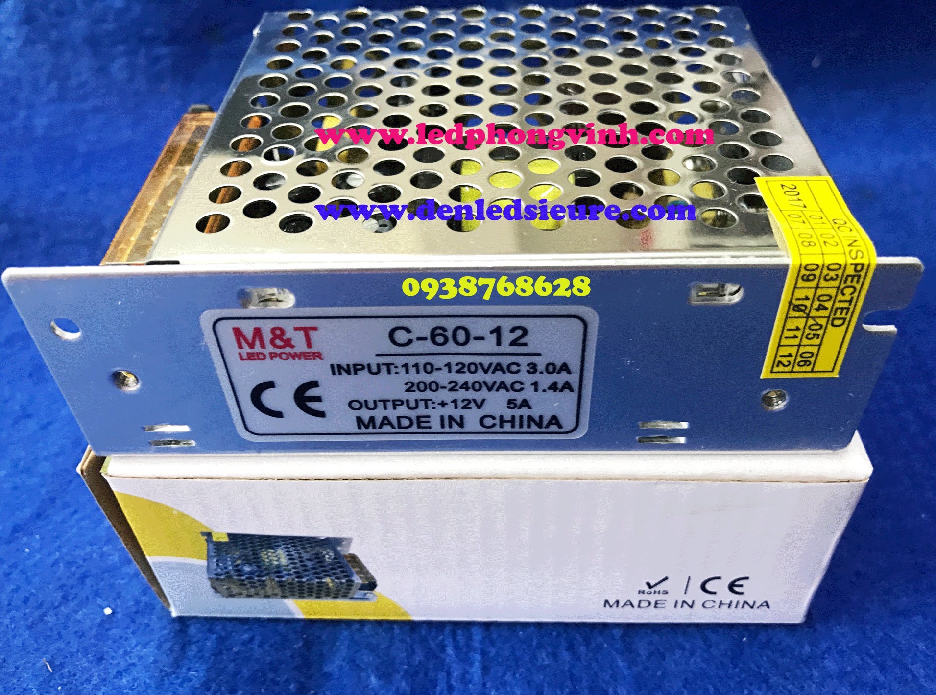 NGUỒN TỔ ONG 12V5A