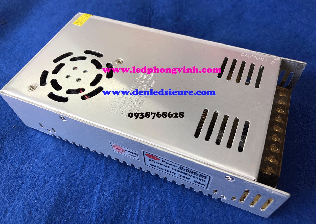 NGUỒN TỔ ONG 24V20A CÓ QUẠT