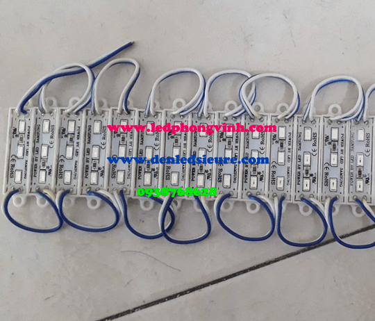 LED MODULE 3 BÓNG 5730/4512 TRẮNG/VÀNG/ĐỎ/XANH LÁ/XANH DƯƠNG