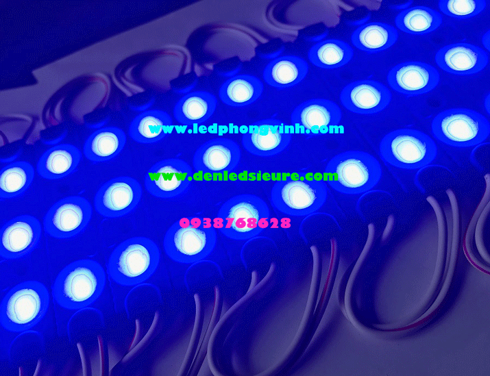 LED MODULE 3 BÓNG 5054 LÚP SAMSUNG ĐỎ/XANH LÁ/XANH DƯƠNG
