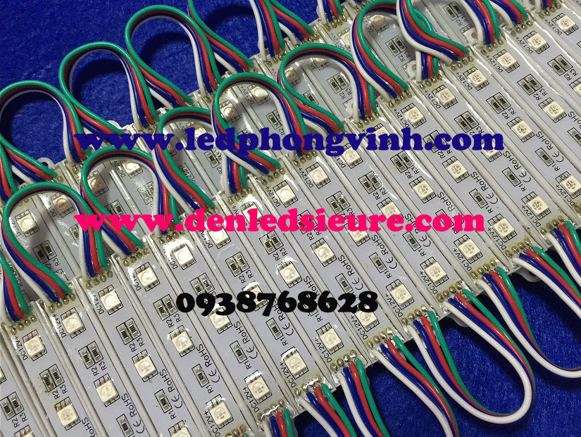 LED MODULE 3 BÓNG 5050 RGB