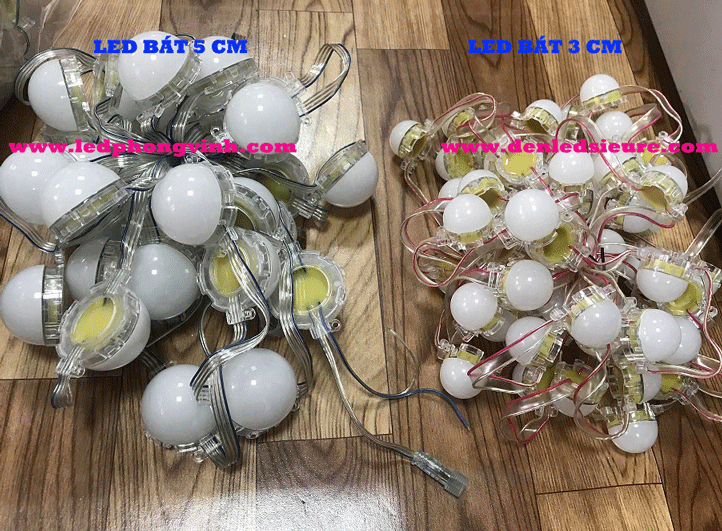 LED BÁT 5CM FULL COLOR LIỀN CHỤP ĐỤC IC 8206